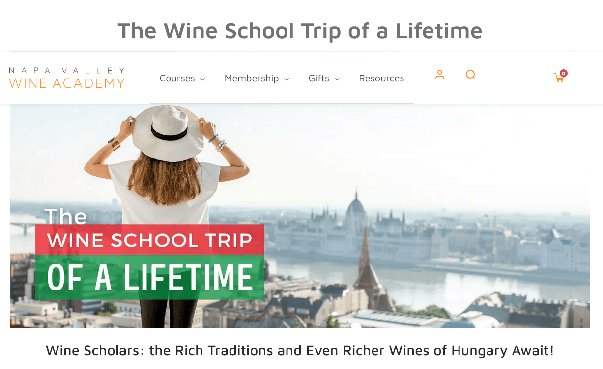 The Wine School Trip of a Lifetime NVWA