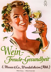Wein — Freude — Gesundheit, E. Mauer & Co., Wendelsheim.
