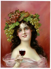 Advertising poster for red wine, c. 1900s