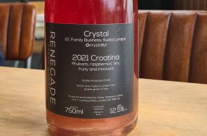 Crystal wine by Renegade urban winery in London