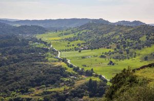Valley in Setúbal Peninsula, Portugal