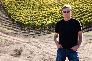 Rex Pickett in vineyard