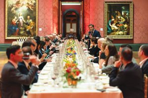 Gonzalo Iturriaga of Vega Sicilia speaking at the National Gallery event in January