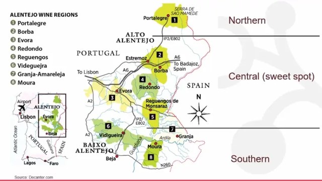 Alentejo's subregions