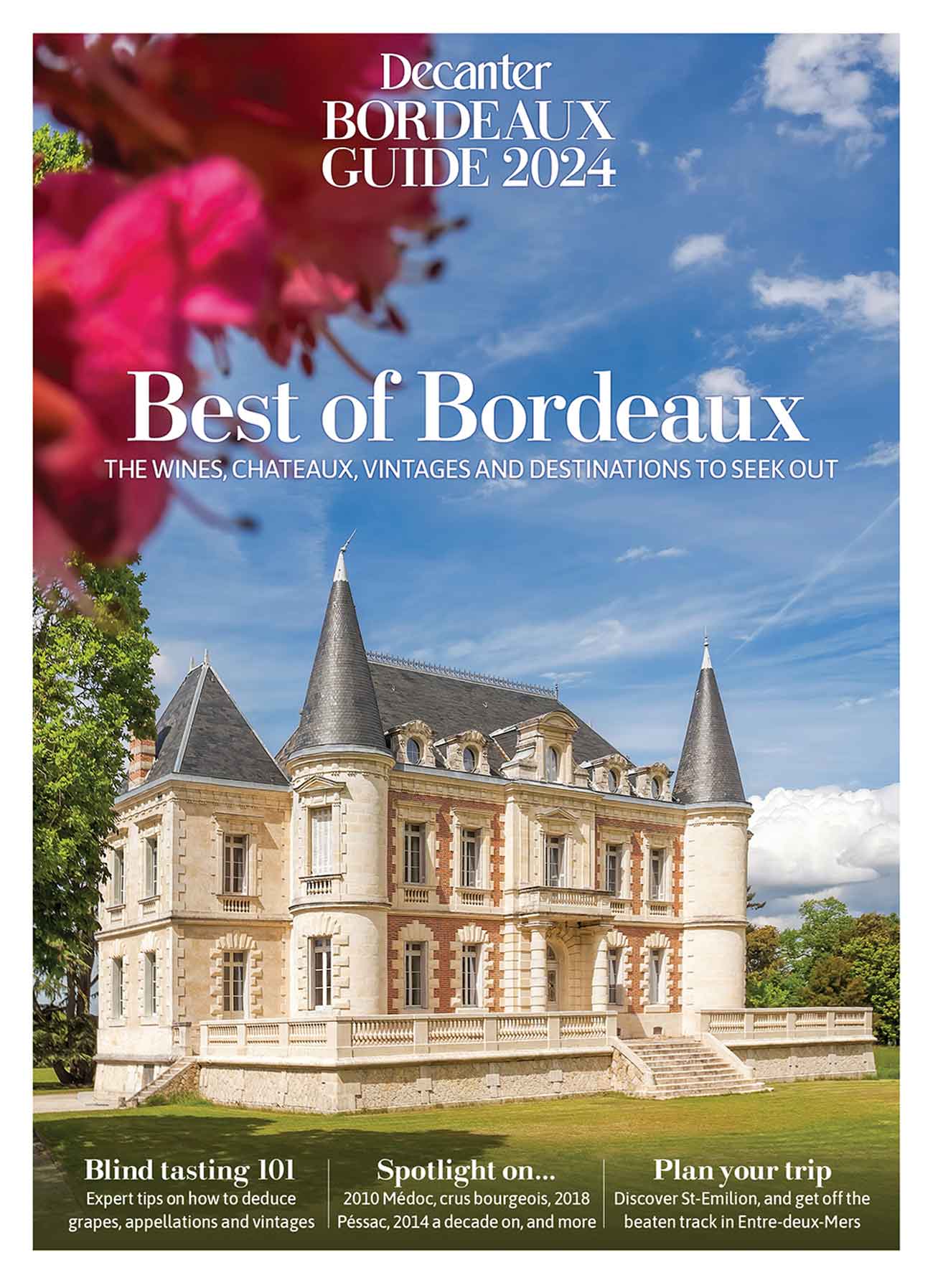 Cover of Decanter's Bordeaux supplement 2024
