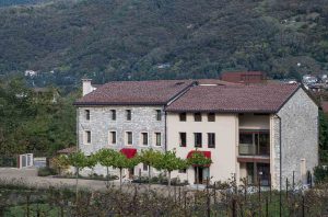 Casa Valdo farmhouse at Valdo winery in Valdobbiadene, in the Veneto region of northeast Italy