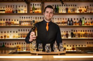 Bartender at Amber Whisky Bar 