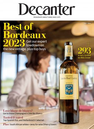 Decanter magazine July 2024 cover