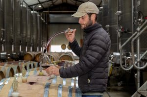 Winemaker Mike Dawson in the Journey's End winery