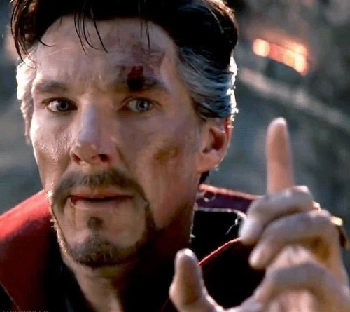 Dr. Strange one finger