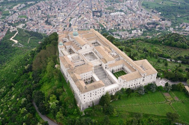 Montecassino abbey in Lazio, Italy