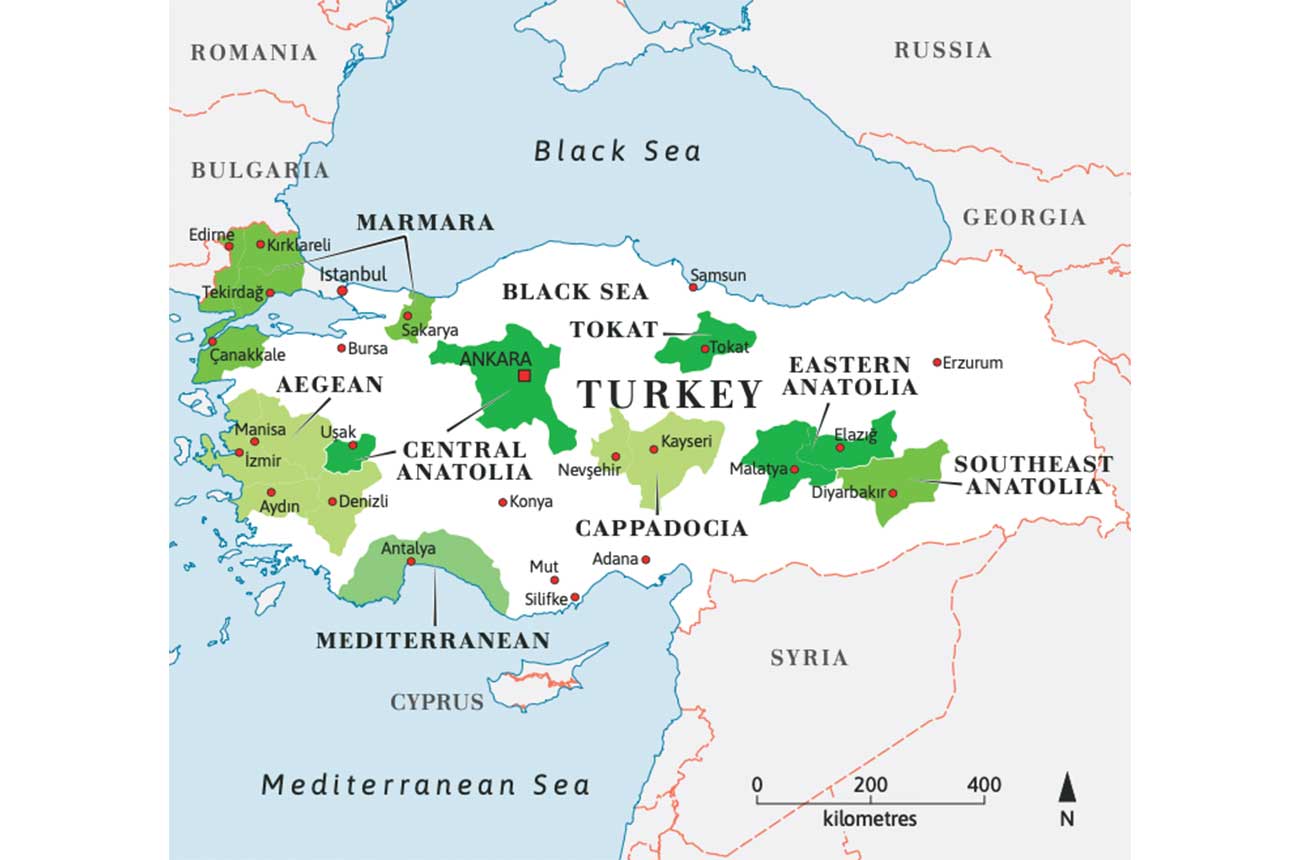 Map of Turkey