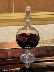 Cabernet in Baccarat decanter