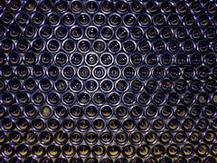 Stacks of Wine Bottles