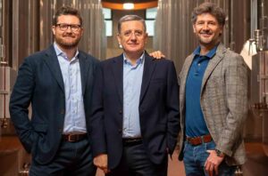 Masottina head winemaker Adriano Dal Bianco with his sons, Federico and Filippo