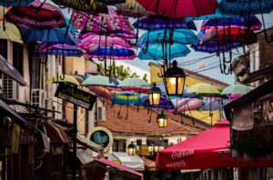 The Old Bazaar of Skopje in North Macedonia.