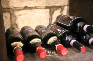 Bottles of Brunello di Montalcino Biondi Santi and Soldera