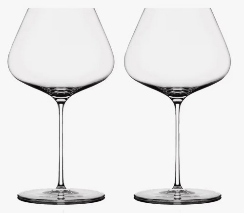 Zalto Denk'Art Balance wine glass, $160 (set of 2)