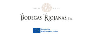 Bodegas Riojanas logo with EU funding logo