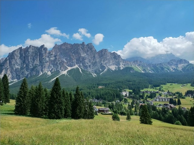 Cortina in all of its Alpine glory