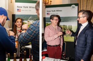 The New York Wines stand at Decanter's London Fine Wine Experience