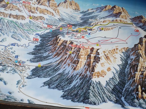 Monte de Faloria map