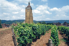 Arbois, rural village in Jura, France