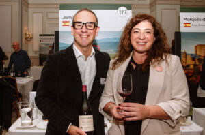 Winemakers at DO Jumilla's stand at Decanter's London Fine Wine Experience