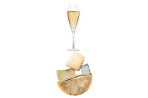 Champagne and cheese