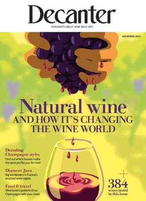 Decanter magazine November 2024 issue cover