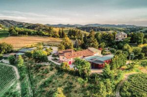 The Tenuta Frecciarossa estate, southeast of Casteggio, Oltrepò Pavese