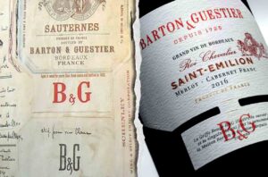 Barton & Guestier wine labels