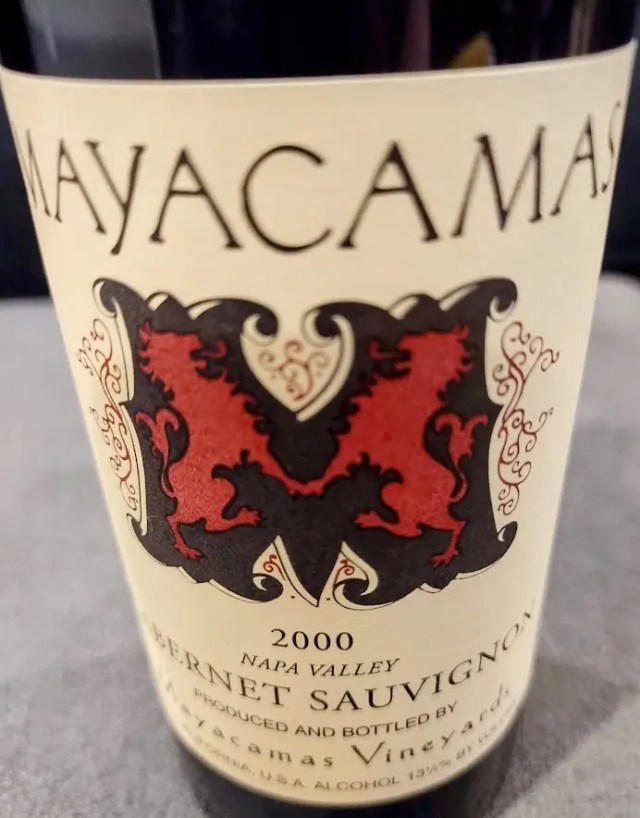 2000 Mayacamas Cabernet