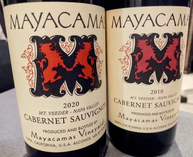 2020 & 2010 Mayacamas Cabernet