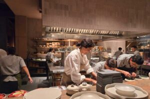 Image of Chef Daniela Soto-Innes in the kitchen at Rubra