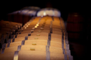 bordeaux wine barrels