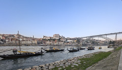 rabelo boats on Gaia waterfront