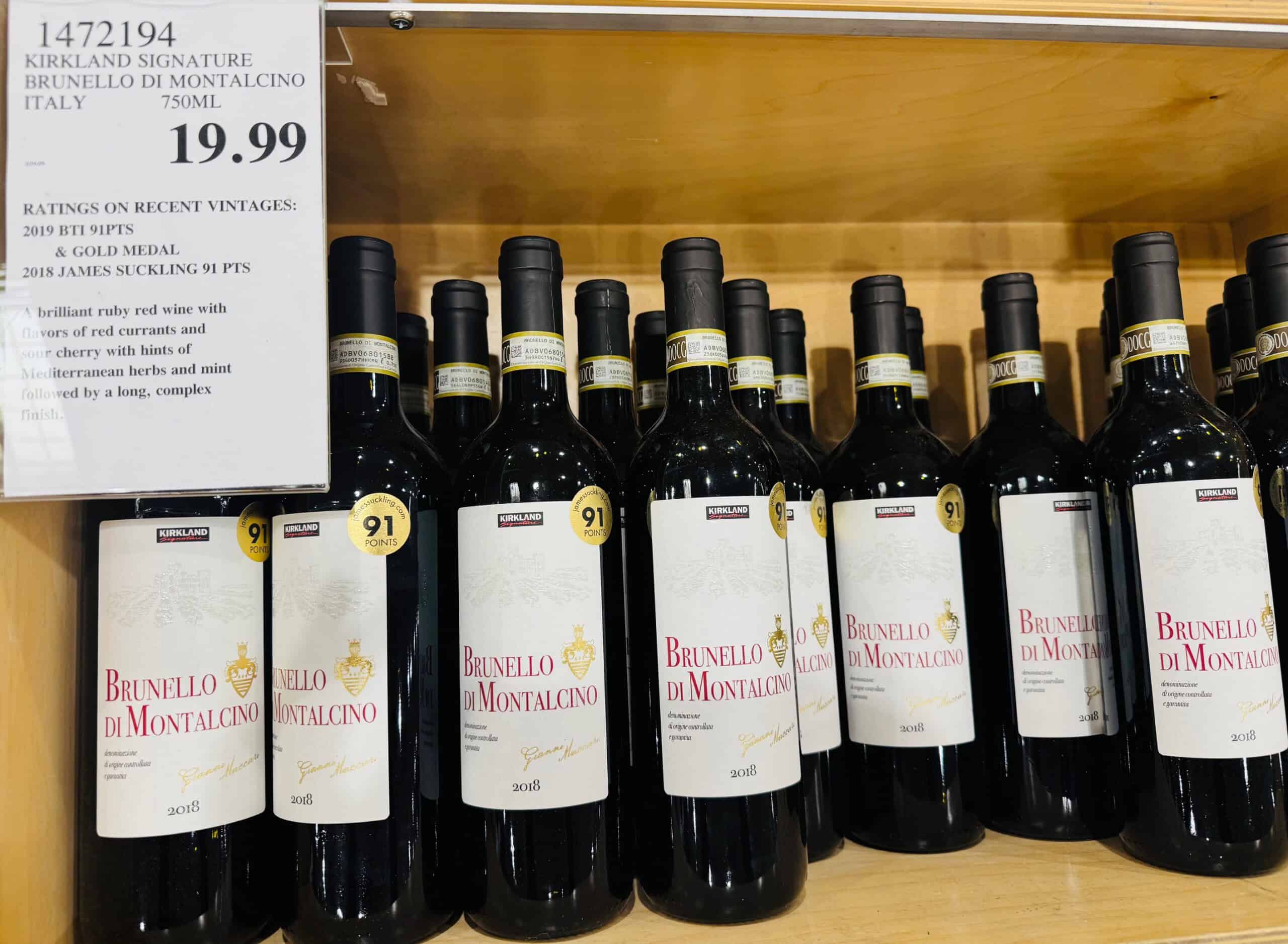 2018 Kirkland Brunello